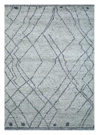 Tapis en laine - 240 x 150 cm - gris