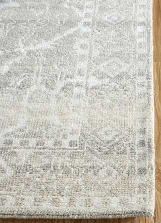 Alfombra de lana - 300 x 200 cm - gris claro