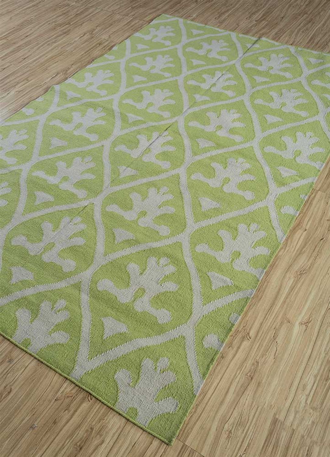 Alfombra de lana - 240 x 150 cm - verde marino