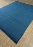 Wollen tapijt - 300 x 240 cm - blauw