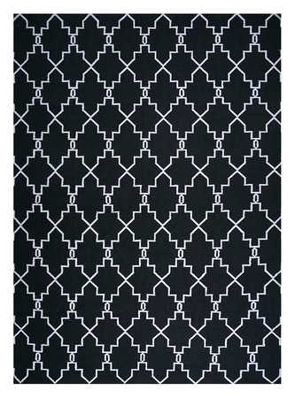 Tapis en laine - 375 x 270 cm - noir