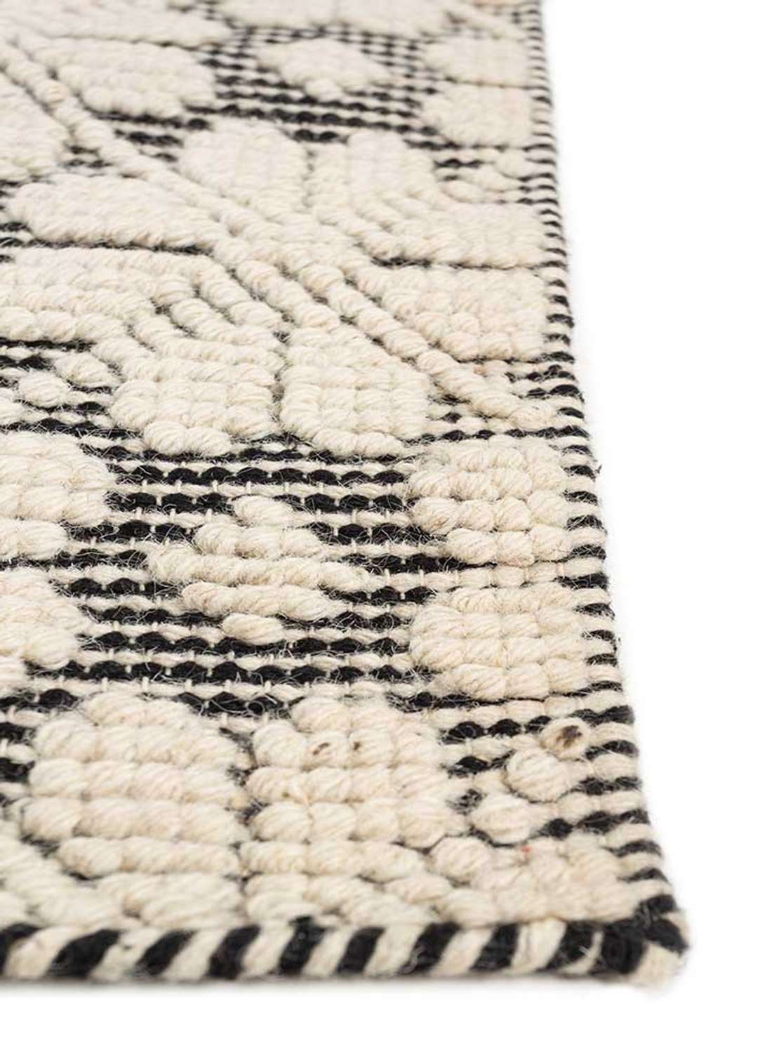Tapete de lã - 240 x 150 cm - creme