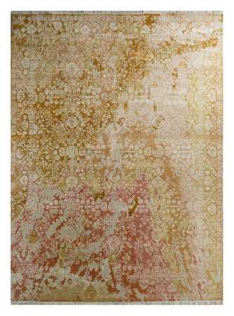 Tapis en laine - 300 x 240 cm - beige foncé