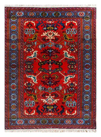 Tapis oriental - 195 x 120 cm - multicolore