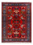 Alfombra oriental - 195 x 120 cm - multicolor