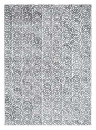 Alfombra de lana - 240 x 150 cm - gris