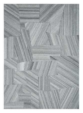 Wool Rug - 240 x 150 cm - light grey