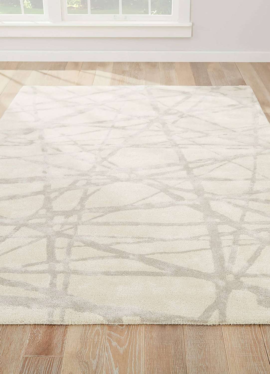 Wool Rug - 240 x 150 cm - white