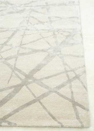 Tapis en laine - 240 x 150 cm - blanc