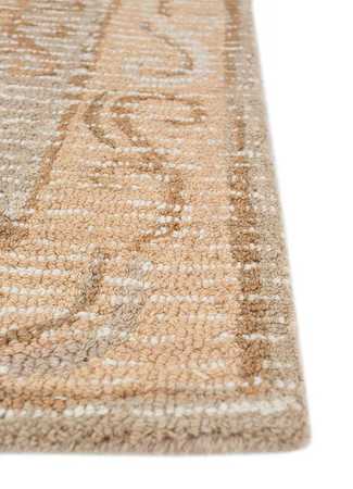 Tapis en laine - 270 x 180 cm - beige foncé