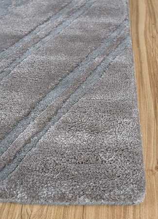 Tapis en laine - 240 x 150 cm - anthracite