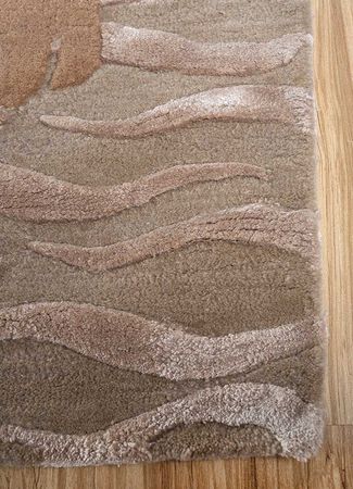 Tapis en laine - 270 x 180 cm - beige