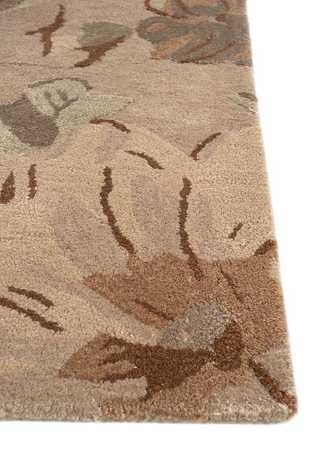 Wollen tapijt - 240 x 150 cm - donker beige