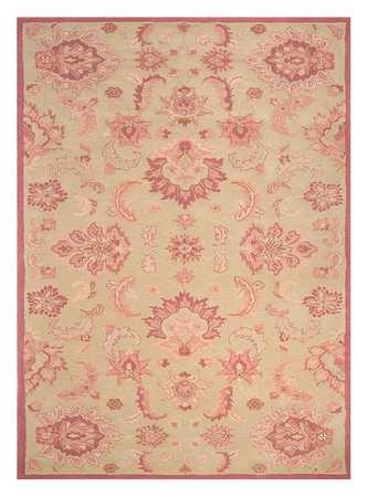 Tapis en laine - 295 x 170 cm - rouge clair