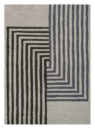 Alfombra - 240 x 150 cm - gris