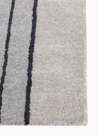 Wool Rug - 240 x 150 cm - grey