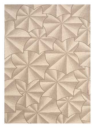 Tapis en laine - 240 x 150 cm - or