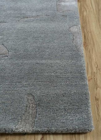 Alfombra de lana - 270 x 180 cm - gris