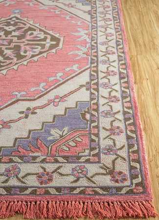 Tapis en laine - 240 x 150 cm - rouge