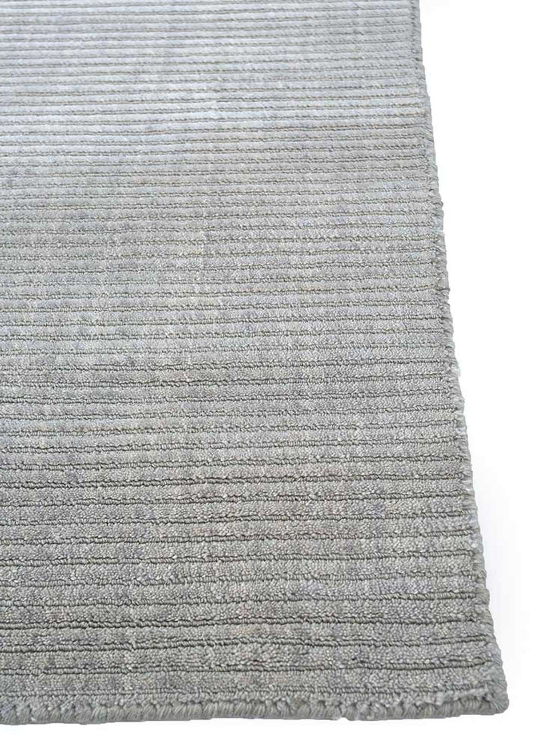 Tapete de lã - 240 x 150 cm - cinzento claro