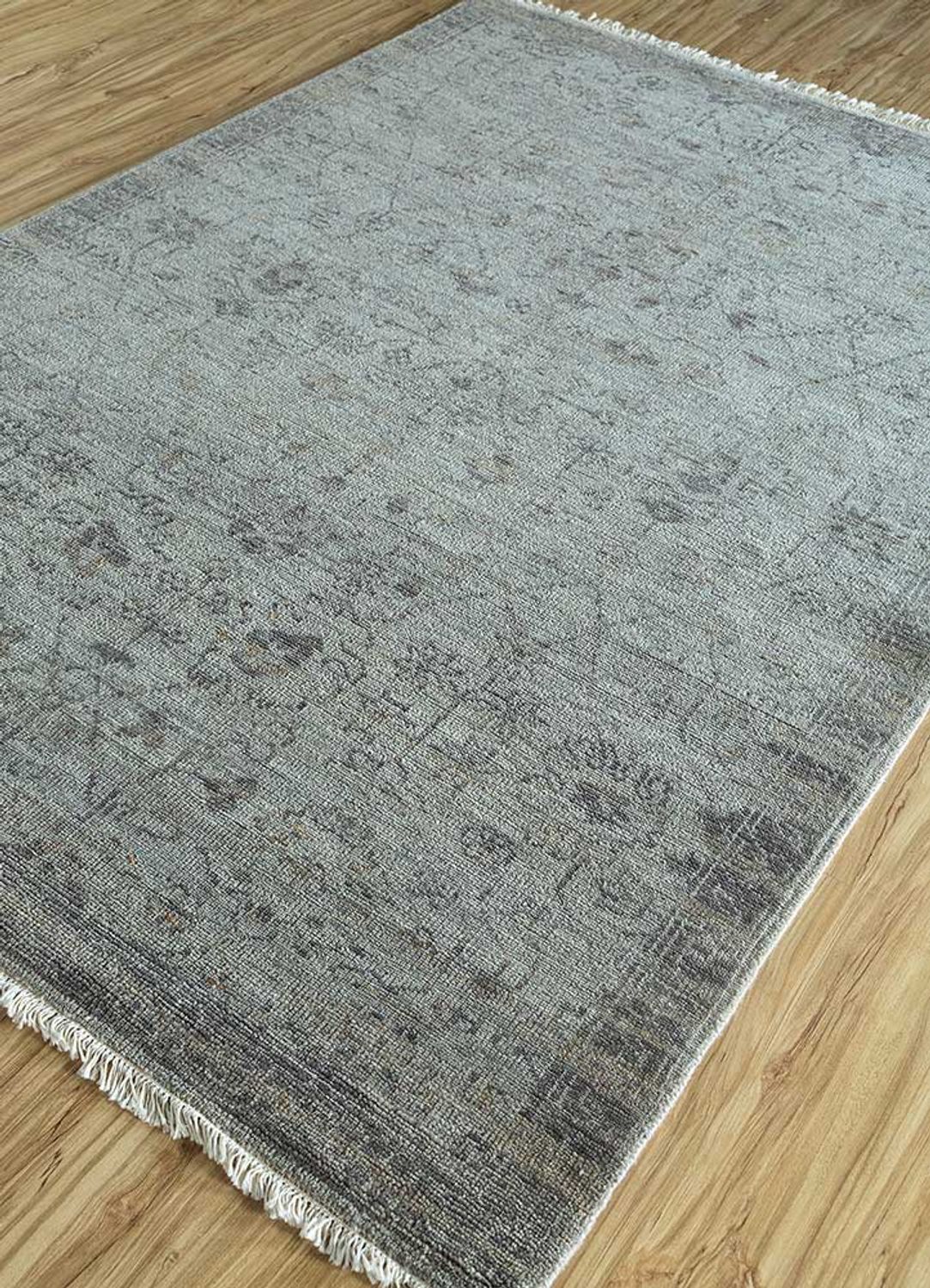 Tapis en laine - 300 x 240 cm - bleu ciel