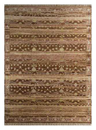 Tapis en laine - 300 x 240 cm - beige foncé