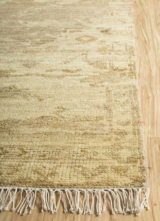 Wool Rug - 300 x 240 cm - dark beige