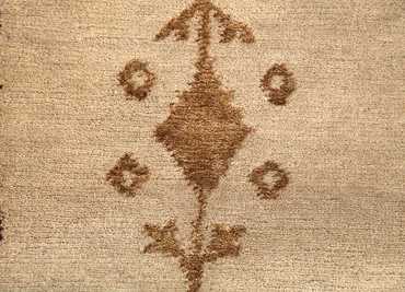 Tapis en laine - 270 x 180 cm - beige foncé