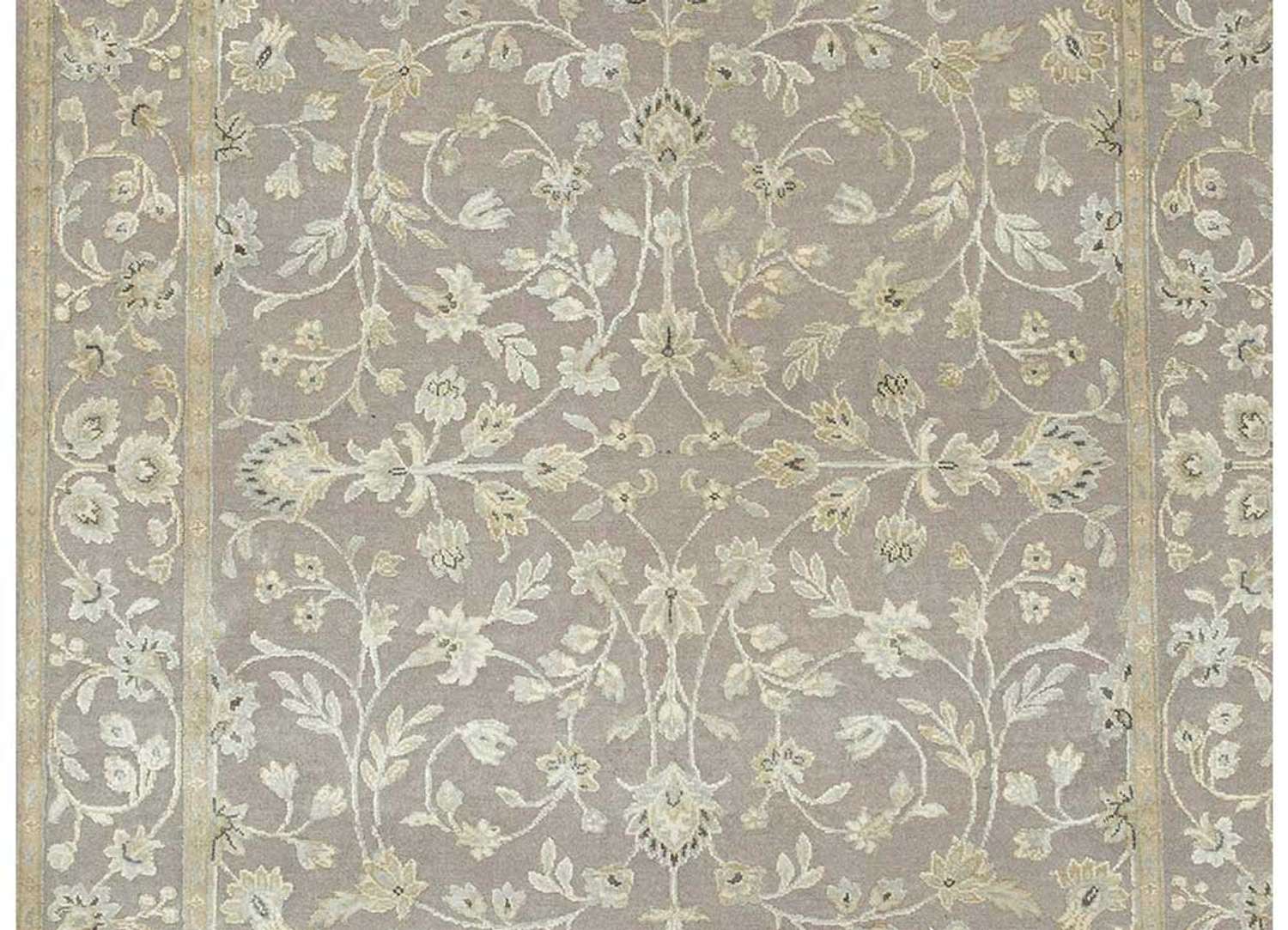 Tappeto corsia Tappeto di lana - 395 x 98 cm - grigio