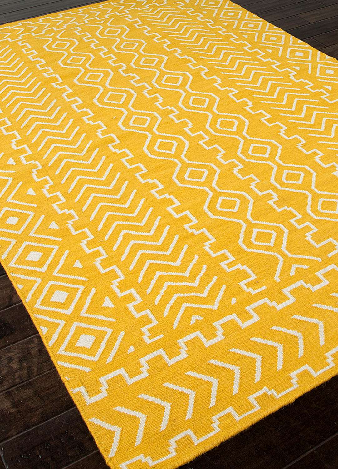 Tapis en laine - 240 x 150 cm - jaune