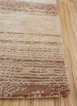 Wollen tapijt - 300 x 240 cm - donker beige