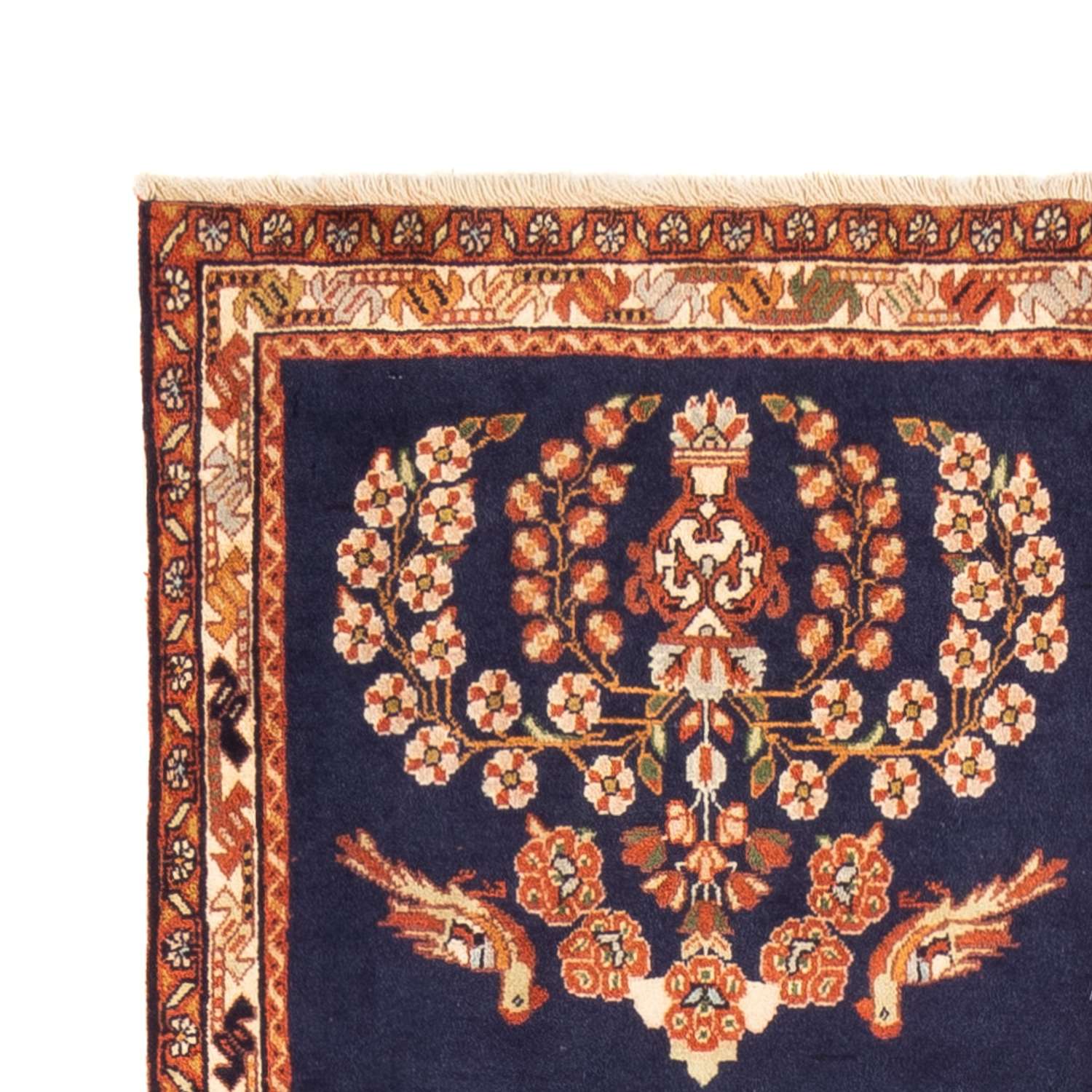 Tapis de couloir Tapis persan - Nomadic - 278 x 75 cm - bleu foncé