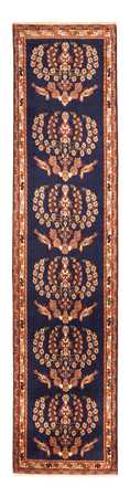 Tapis de couloir Tapis persan - Nomadic - 278 x 75 cm - bleu foncé