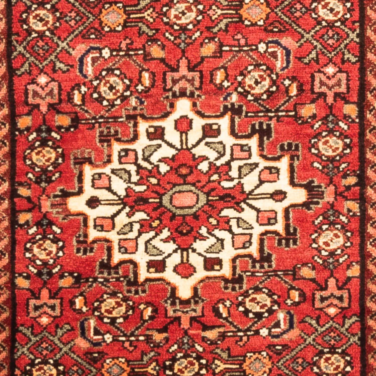 Tapis de couloir Tapis persan - Nomadic - 298 x 85 cm - rouge