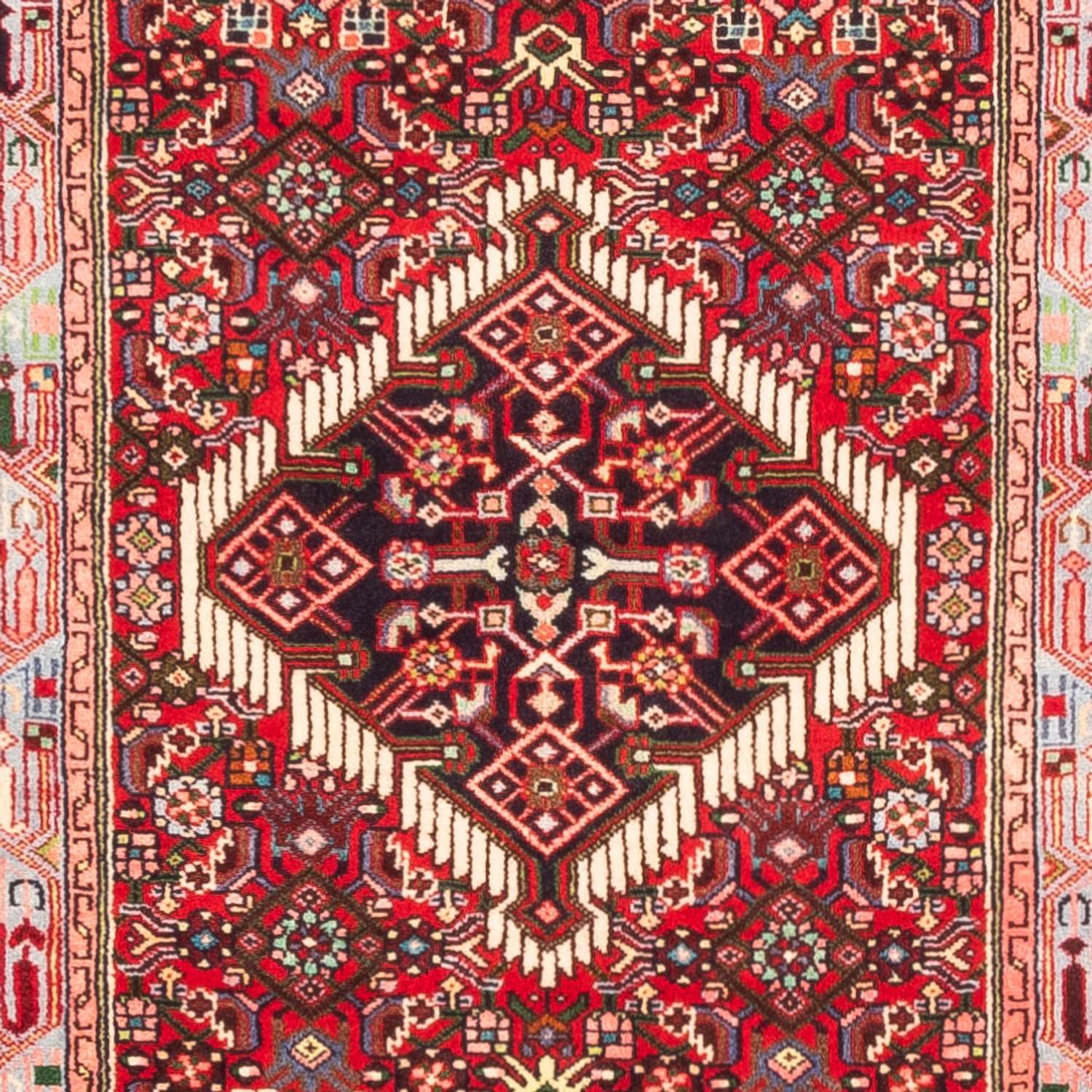 Tapis de couloir Tapis persan - Nomadic - 273 x 75 cm - rouge