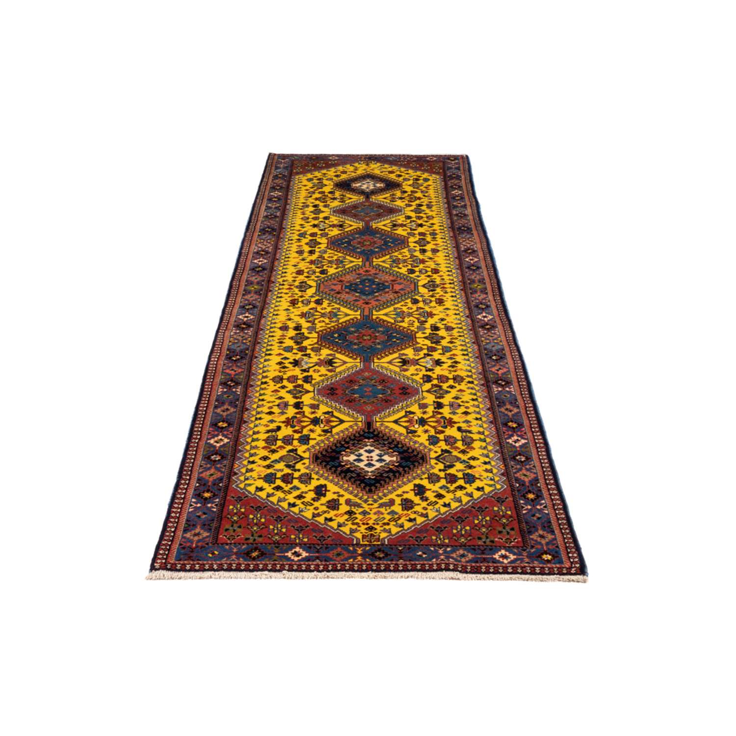 Runner Perser Rug - Nomadic - 287 x 80 cm - yellow