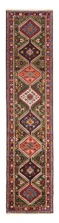 Tapis de couloir Tapis persan - Nomadic - 283 x 74 cm - vert