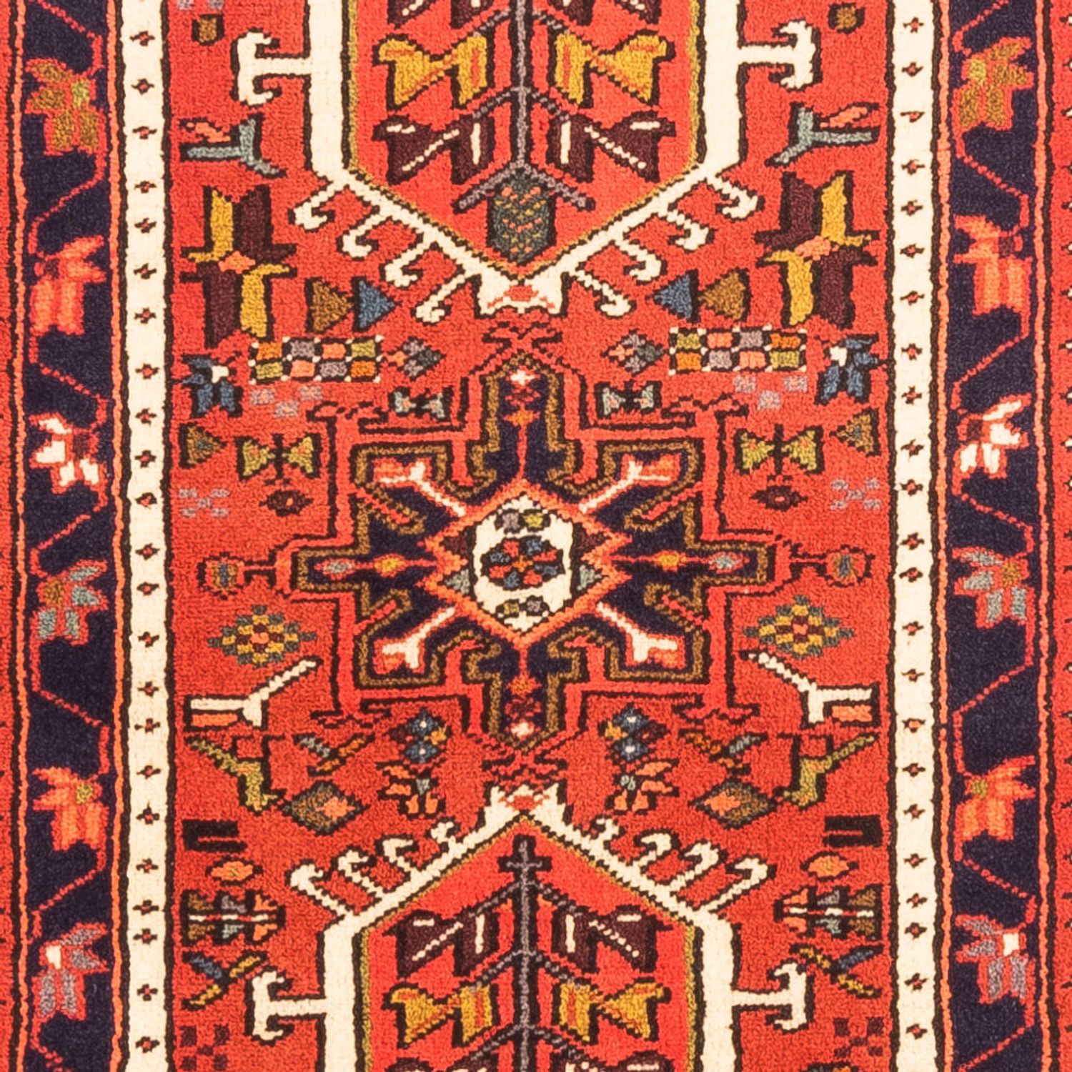 Tapis de couloir Tapis persan - Nomadic - 301 x 70 cm - rouge