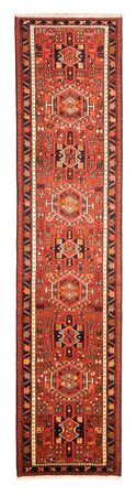 Tapis de couloir Tapis persan - Nomadic - 293 x 73 cm - rouge