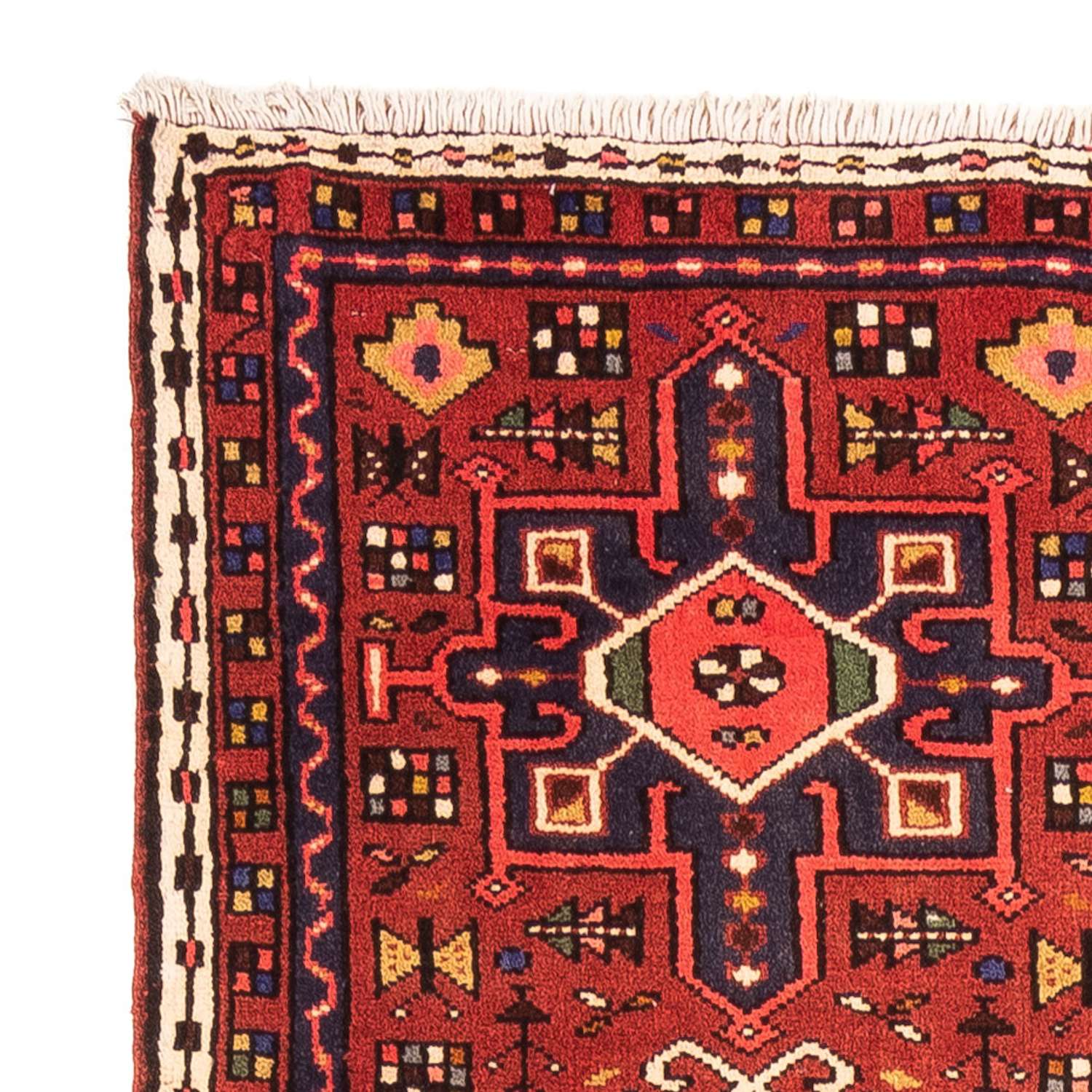 Tapis de couloir Tapis persan - Nomadic - 293 x 70 cm - rouge