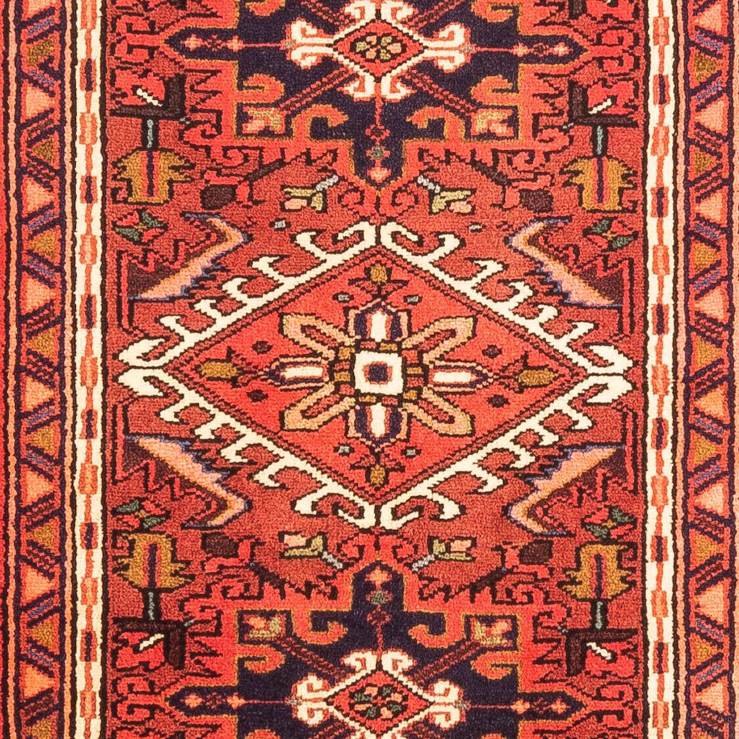 Alfombra de pasillo Alfombra persa - Nómada - 298 x 69 cm - rojo