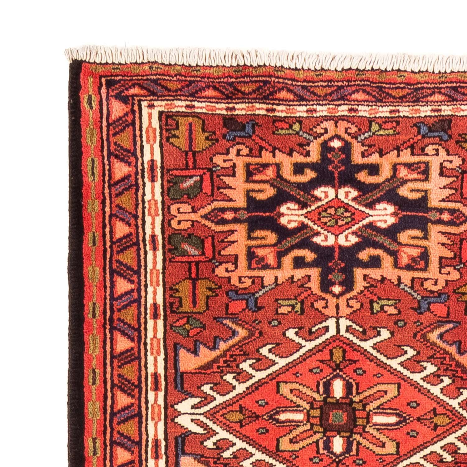 Tapis de couloir Tapis persan - Nomadic - 298 x 69 cm - rouge