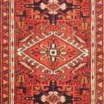 Tapis de couloir Tapis persan - Nomadic - 298 x 69 cm - rouge