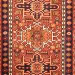 Runner Perser Rug - Nomadic - 200 x 74 cm - red