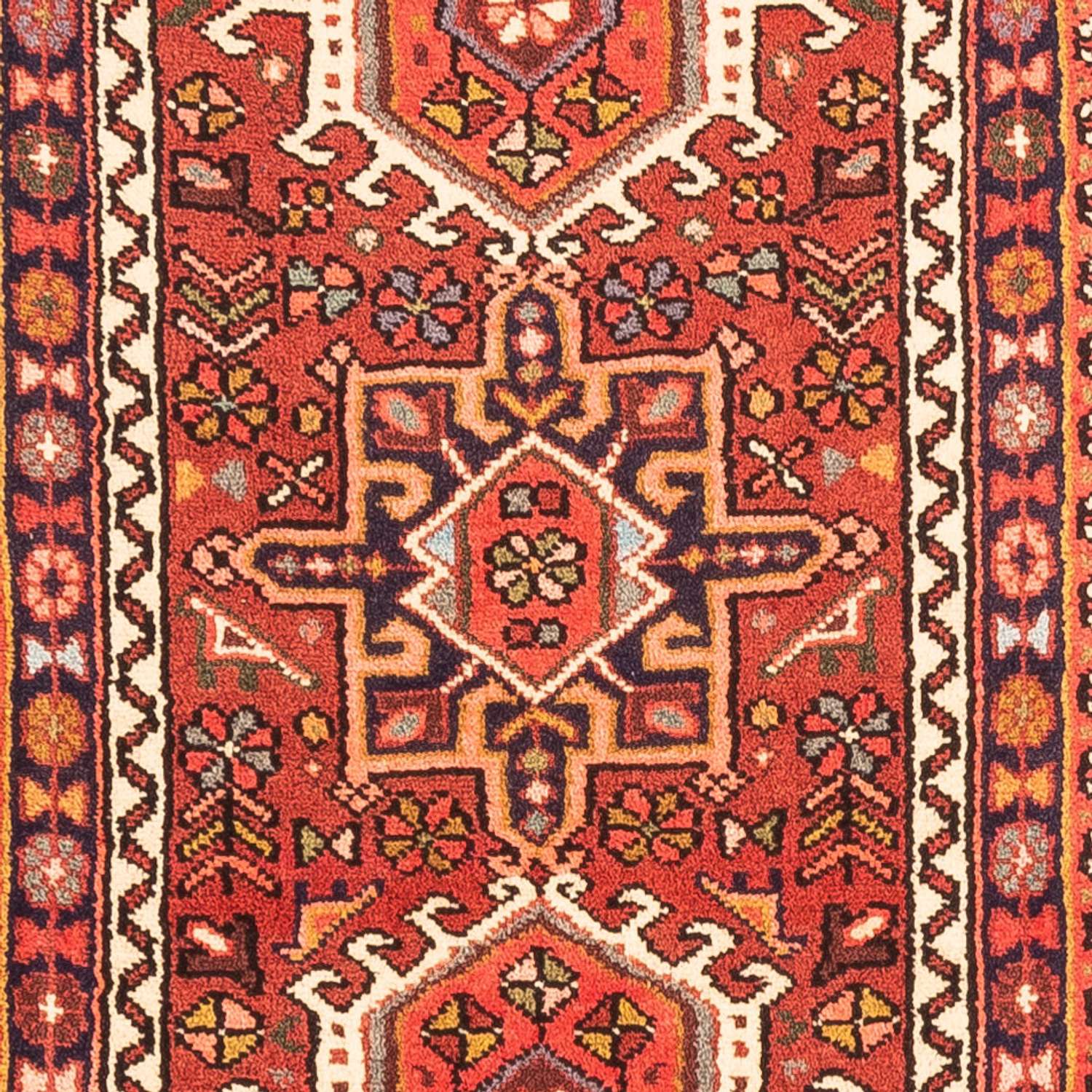 Alfombra de pasillo Alfombra persa - Nómada - 287 x 66 cm - rojo