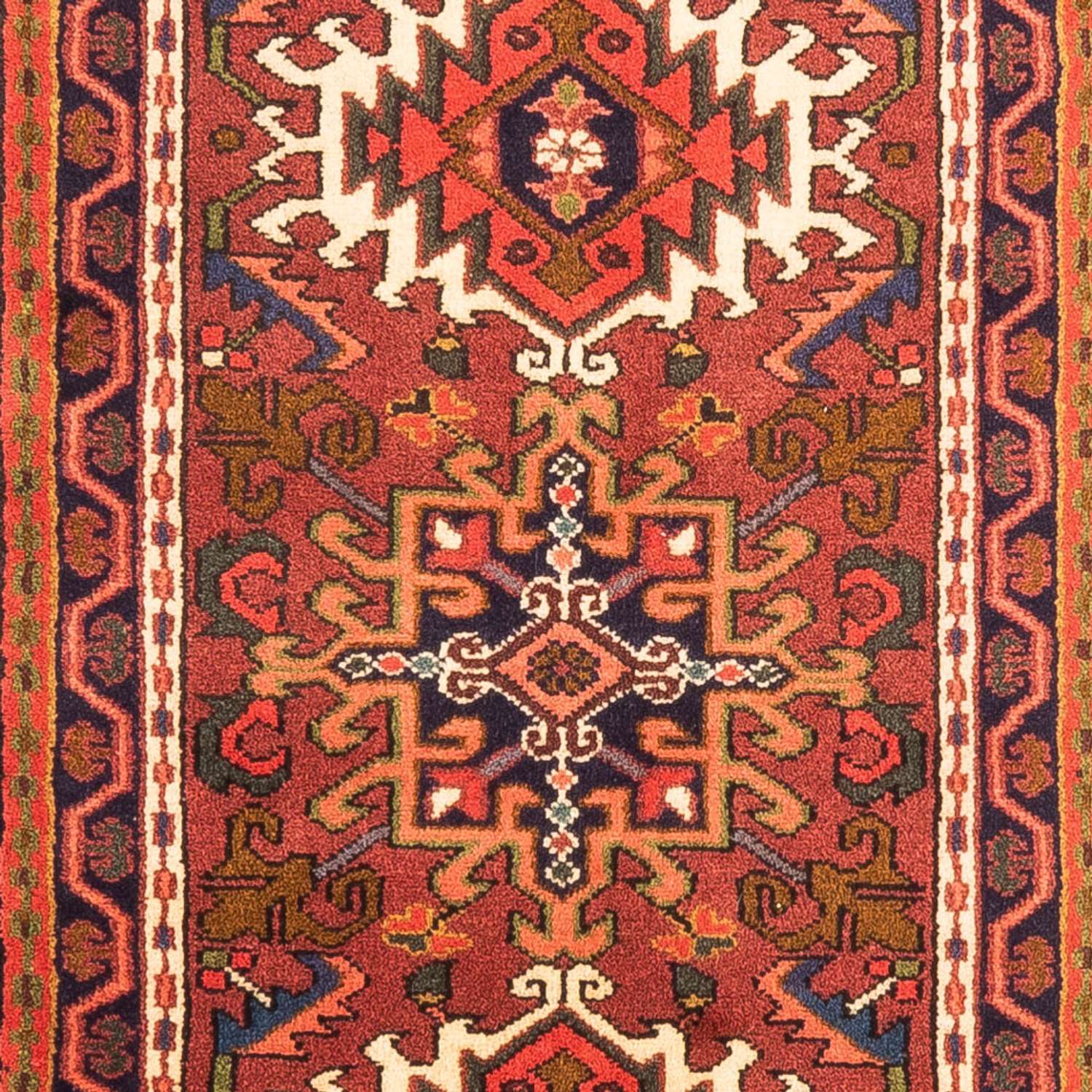 Tapis de couloir Tapis persan - Nomadic - 292 x 69 cm - rouge