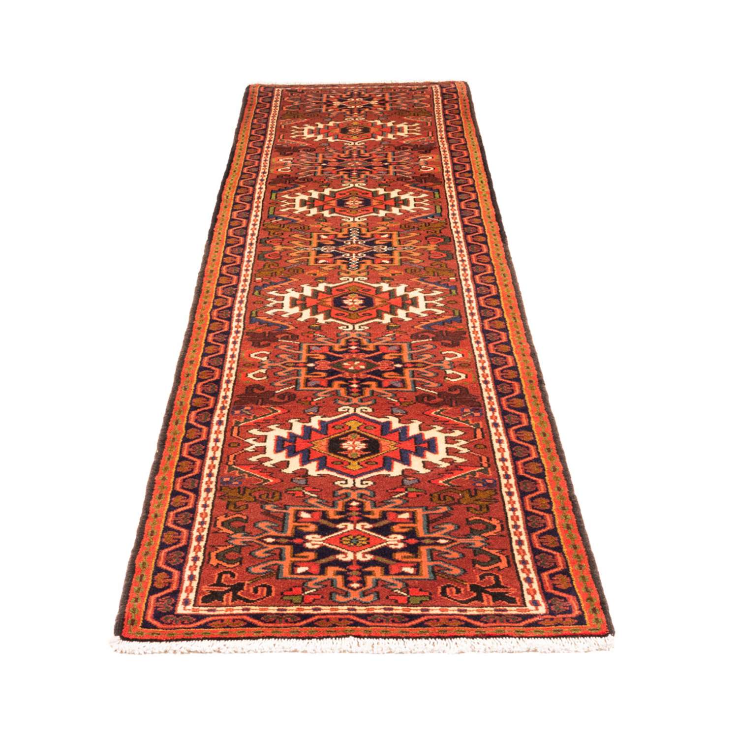 Tapis de couloir Tapis persan - Nomadic - 292 x 69 cm - rouge