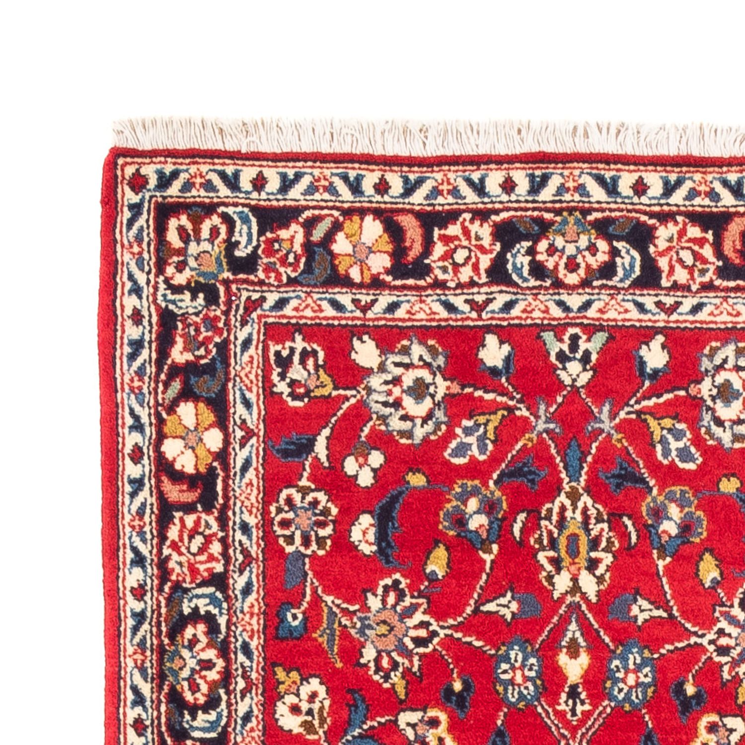 Tapis de couloir Tapis persan - Keshan - 190 x 67 cm - rouge