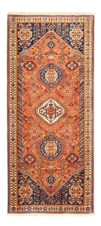 Tapis de couloir Tapis Gabbeh - Persan Kashkuli - 195 x 84 cm - rouge