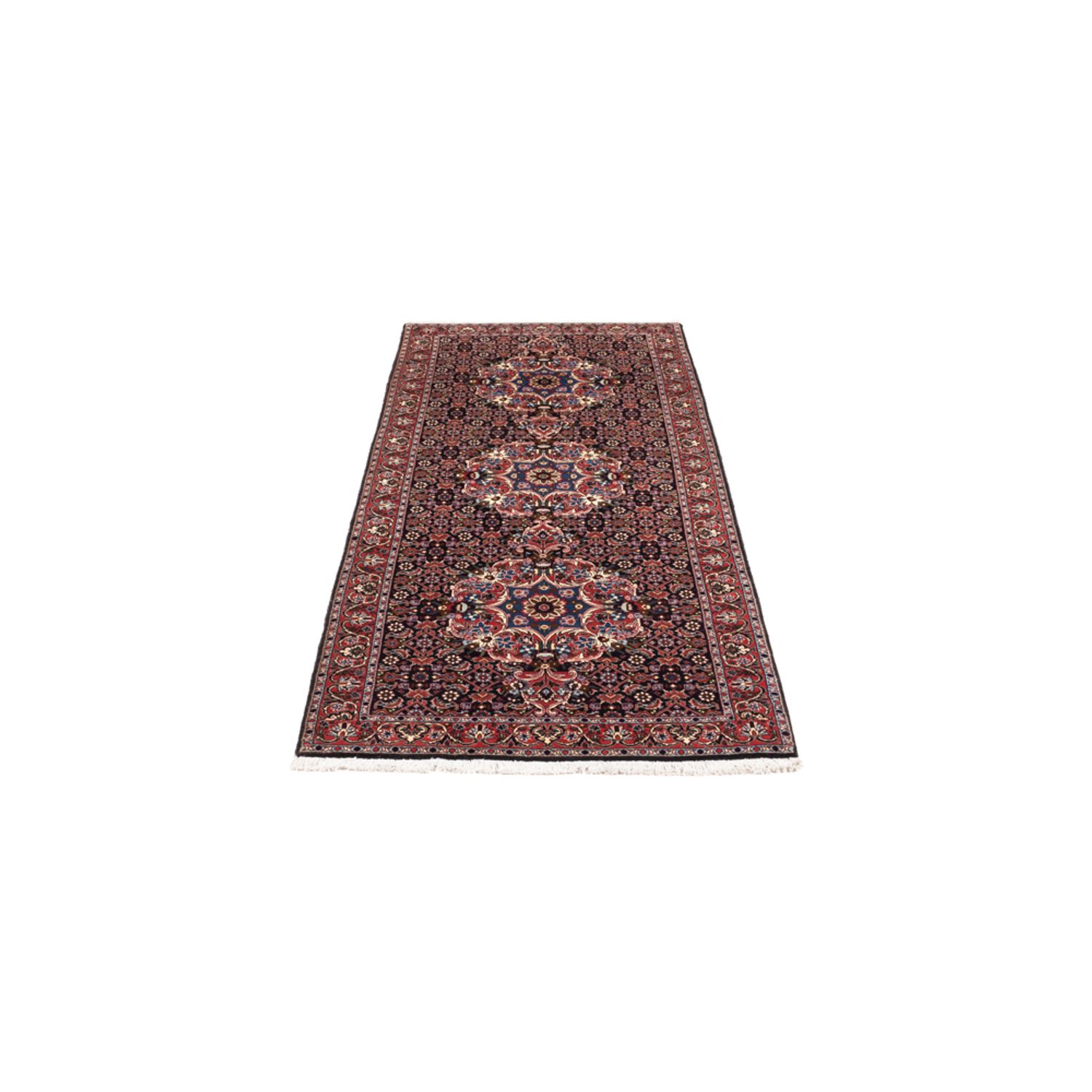 Runner Perser Rug - Bidjar - 200 x 76 cm - dark blue